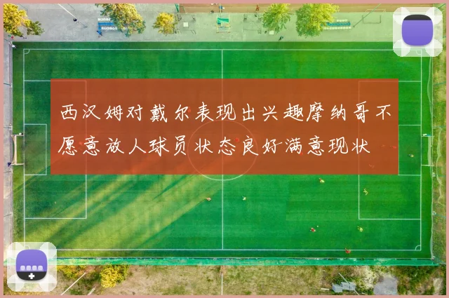 西汉姆对戴尔表现出兴趣摩纳哥不愿意放人球员状态良好满意现状